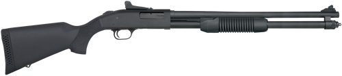 Mossberg 50699 590 Persuader 20 Gauge 8+1 3" 20" Cylinder Bore Barrel, Matte Blued Metal Finish, Drilled & Tapped Receiver, Ghost Ring Sight, Synthetic Stock                                           