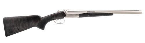 Heritage Mfg BL2018NI Badlander  20 Gauge Break Open 2rd 18.50" Nickel Side By Side Barrel & Receiver, Fixed Turkish Walnut Wood Stock                                                                  