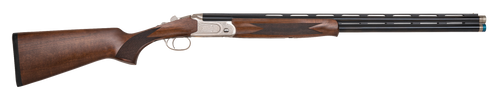 Mossberg 75480 Gold Reserve  Full Size 410 Bore Break Open 3" 2rd 26" Blue Polished Vent Rib Barrel, Silver Polished Engraved Stainless Steel Receiver, Black Grade A Walnut Fixed Stock, Right Hand    