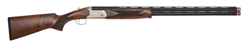 Mossberg 75472 Gold Reserve  Full Size 12 Gauge Break Open 3" 2rd 30" Blue Polished Vent Rib Barrel, Silver Polished Stainless Steel Engraved Receiver, Fixed Black Walnut Stock, Right Hand            