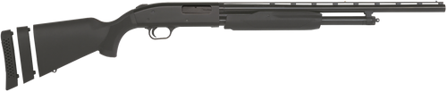 Mossberg 54210 500 Super Bantam Youth 20 Gauge Pump 3" 5+1 22" Blued Vent Rib Barrel, Blued Steel Receiver, Adj LOP Black Synthetic Stock, Right Hand                                                   