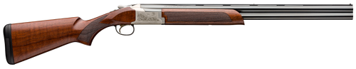 Browning 0182093005 Citori 725 Feather Full Size 12 Gauge Break Open 3" 2rd 26" Blued Over/Under Vent Rib Barrel, Engraved Silver Nitride Aluminum Receiver, Fixed Grade II/III Black Walnut Stock      