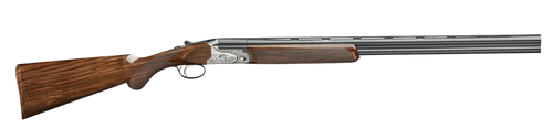 Rizzini USA 2203-2028 Aurum EVO 20 Gauge Break Open 3" 2rd 28" Black Over/Under Vent Rib Barrel, Coin Anodized Receiver Engraved w/Game Scene, Fixed Turkish Walnut Stock w/Prince of Whales Grip       