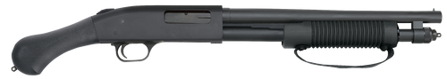 Mossberg 50657 590 Shockwave 20 Gauge Pump 3" 5+1 14.38" Matte Blued Heavy-Walled Barrel, Drilled & Tapped Matte Blued Stainless Steel Receiver, Black Raptor Birdshead Grip                            