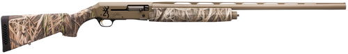 Browning 011428204 Silver Field 12 Gauge 3.5" 4+1 28" Barrel, Flat Dark Earth Cerakote Finish, Mossy Oak Shadow Grass Habitat Synthetic Stock                                                           