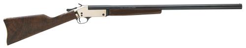 Henry H015B20 Single Shot  20 Gauge with 26" Blued Barrel, 3" Chamber, 1rd Capacity, Polished Brass Metal Finish & American Walnut Stock Right Hand (Full Size)                                         