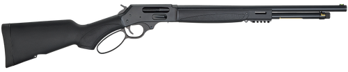 Henry H018X410 Lever X Model 410 Gauge with 19.80" Barrel, 2.5" Chamber, 5+1 Capacity, Blued Metal Finish & Black Synthetic Stock Ambidextrous Hand (Full Size)                                         