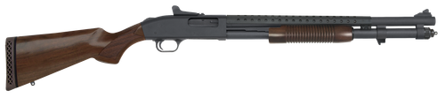 Mossberg 51665 590A1 Retrograde 12 Gauge 3" 8+1 20" Parkerized Heavy-Walled Barrel Black Rec with Ghost Ring Sight Walnut Stock Right Hand                                                              