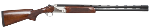 TriStar 98730 Upland Hunter Silver II 12 Gauge 3" 2rd 28" Over/Under Vent Rib Barrel, Fixed Walnut  Stock                                                                                               