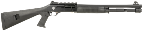 MAC 21000120 1014  12 Gauge 3" 5+1 18.50", Black, Synthetic Furniture, Fixed Pistol Grip Stock, Ghost Ring Sight, Optics Mount, 3 Chokes                                                                