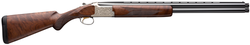 Browning 018163304 Citori Feather Lightning 12 Gauge 28" Barrel 3" 2rd, Blued Steel Barrel, Satin Nickel Finished Engraved Alloy Receiver,  American Black Walnut Stock With Lightening Style Grip      