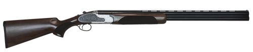 CZ-USA 06455 WingShooter Elite 12 Gauge 3" 2rd 28" Gloss Black Chrome Barrel, Engraved Satin-Gloss Chrome Metal Finish, Turkish Walnut Stock Includes 5 Chokes                                          