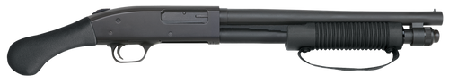 Mossberg 50659 590 Shockwave 12 Gauge Pump 3" 5+1 14" Blued Heavy-Walled Barrel, Blued Stainless Steel Receiver Drilled & Tapped, Black Raptor Birdshead Grip                                           