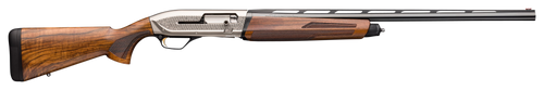 Browning 011744304 Maxus II Ultimate 12 Gauge 3" Chamber 4+1 (2.75") 28" Gloss Blued Vent Rib Barrel, Matte Nickel Rec, Grade III Gloss Walnut Furniture, LPA Fiber Optic Sight, 3 Chokes               