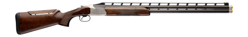 Browning 0184213002 Citori 825 Plus Sporting 12 Gauge Break Open 3" 2rd 32" Matte Blued Over/Under Vent Rib Barrel, Engraved Silver Nitride Steel Receiver, Adj Comb Gloss American Walnut Stock, Right 