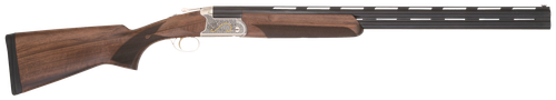 TriStar 33130 Trinity II Full Size 12 Gauge Break Open 3" 2rd 28" Black Over/Under Vent Rib Barrel, Acid Etched w/24K Gold Inlay Stainless Steel Receiver, Fixed Turkish Walnut Stock, Right Hand       