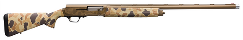 Browning 0119072004 A5 Wicked Wing 12 Gauge 28" 4+1 3.5" Burnt Bronze Cerakote Vintage Tan Camo Fixed Textured Grip Panels Stock Right Hand (Full Size) Includes Banded Invector-DS Extended Chokes     