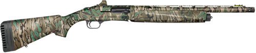 Mossberg 85169 940 Pro Turkey 12 Gauge 4+1 3" 18.50", Mossy Oak Greenleaf, Optic Cut Rec, Self-Draining Synthetic Stock with Adj. Shims, HiViz CompSight Fiber Optic Sight, Includes Holosun Red Dot    
