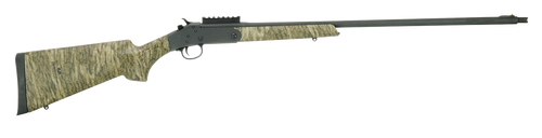 Stevens 19618 301 Turkey Full Size 20 Gauge Break Open 3" 1rd 26" Matte Black Steel Barrel, Picatinny Rail Carbon Steel Receiver, Sporter Mossy Oak Bottomland Synthetic Stock, Ambidextrous            