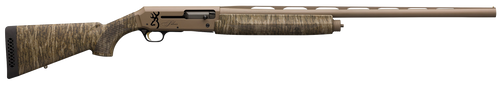 Browning 011426204 Silver Field 12 Gauge 3.5" 4+1 28" Back-Bored Vent Rib Barrel, Flat Dark Earth Metal Finish, Mossy Oak Bottomland Synthetic Stock Includes 3 Chokes                                  