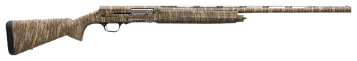 Browning 0118282005 A5  12 Gauge 26" Barrel 3.5" 4+1, Full Coverage Mossy Oak Bottomland, Textured Synthetic Stock With Closed Radius Pistol Grip                                                       