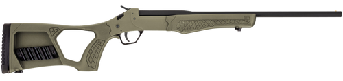 Rossi SSP1OD Tuffy Single Shot Youth 410 Gauge Break Open 3" 1rd 18.50" Matte Black Barrel, Matte Black Steel Receiver, OD Green Thumbhole Stock w/Shell Holder, Right Hand                             