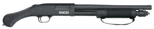 Mossberg 51601 590S Shockwave 12 Gauge Pump 3" 8+1 14.38" Matte Blued Steel Barrel, Black Anodized Receiver, Black Raptor Birdshead Grip                                                                
