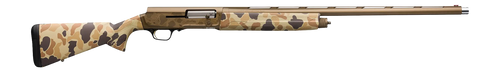 Browning 0119075004 A5 Wicked Wing 16 Gauge Semi-Auto 2.75" 4- 2.75" Shells 28" Burnt Bronze Cerakote Back-Bored Vent Rib Barrel & Aluminum Humpback Receiver, Fixed Vintage Tan Camo Synthetic Stock, R