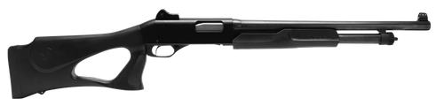 Stevens 23249 320 Security 20 Gauge 3" 5+1 18.50" Chrome Lined Barrel, Matte Black Fixed Thumbhole Stock, Ghost Ring Sight                                                                              