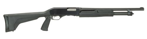 Stevens 22438 320 Security 20 Gauge 3" 5+1 18.50" Matte Blued Carbon Steel Barrel, Black Fixed Pistol Grip Stock Ambidextrous, Bead Sight                                                               