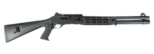 MAC 21000183 Agency Tradesman 1014 12 Gauge Semi-Auto 3" 5+1 18.50" Black Chromate Ported Barrel, Aluminum Receiver w/Picatinny Rail, M-LOK Handguard, Black Fixed w/Pistol Grip Synthetic Stock        