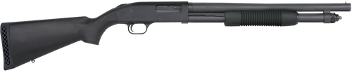 Mossberg 50778 590 Tactical 12 Gauge 6+1 3" 18.50" Cylinder Bore Barrel, Matte Blued Metal Finish, Dual Extractors, Drilled & Tapped Receiver, Synthetic Stock                                          