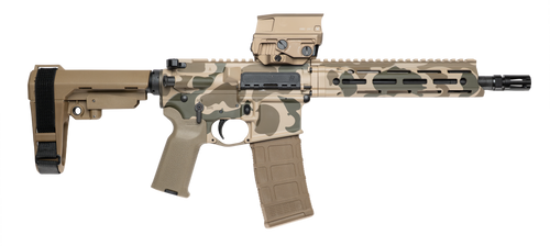 Cnc Firearms CNCDDDCV7P Daniel Defense V7 5.56 NATO Picatinny Rail Receiver, M-LOK Handguard, Tan Vortex AMG UH-1 Red Dot, Ambidextrous                                                                 