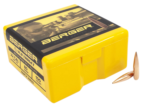 Berger Bullets 22422 VLD Target Long Range 22Cal 80gr 100/Box                                                                                                                                           