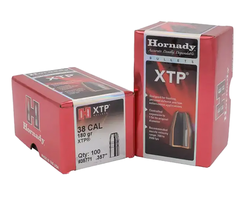 Hornady 35771 XTP  38Cal .357 180gr 100 Per Box/15 Case                                                                                                                                                 