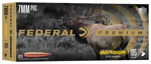 Federal P7PRCBH1 BackCountry  7PRC Berger Elite Hunter 20 Per Box/10 Case                                                                                                                               