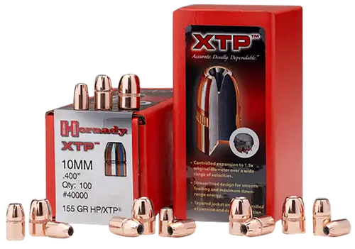 Hornady 44050 XTP  44 Cal .430 180 gr Hollow Point 100 Per Box/ 15 Case                                                                                                                                 