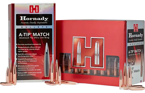 Hornady 2836 A-Tip Match 7mm .284 166 gr A Tip Match 100 Per Box/ 10 Case                                                                                                                               