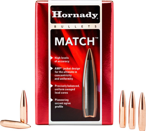 Hornady 24561 ELD Match  6mm .243 108 gr Extremely Low Drag Match 100 Per Box/ 25 Case                                                                                                                  