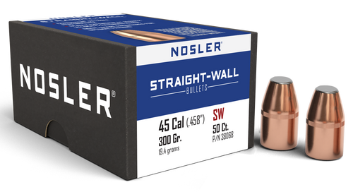 Nosler 38068 Straight Wall  458Cal 300gr Power Point 50CT                                                                                                                                               