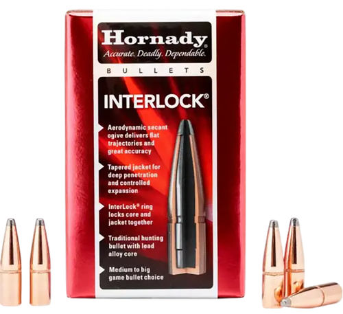 Hornady 41051 InterLock  405 Cal .411 300 gr Spire Point 50 Per Box/ 25 Case                                                                                                                            