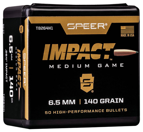 Speer TB264H1 Impact  6.5Creedmoor 140gr Speer Impact 50 Per Box/5 Case                                                                                                                                 