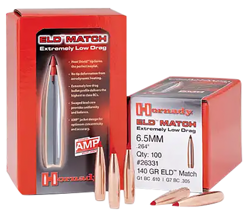 Hornady 33381 ELD Match  338 Cal .338 285 gr Extremely Low Drag Match 50 Per Box/ 15 Case                                                                                                               