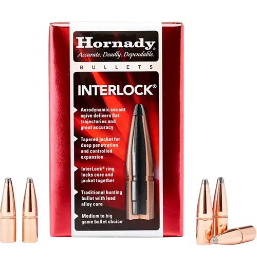 Hornady 2820 InterLock  7mm .284 139 gr Spire Point 100 Per Box/ 25 Case                                                                                                                                