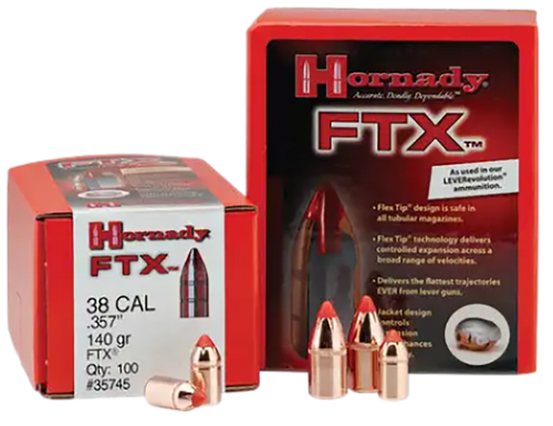 Hornady 45215 FTX  45 Cal .452 200 gr Flex Tip eXpanding 50 Per Box/ 25 Case                                                                                                                            