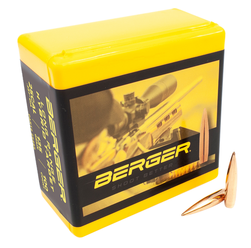 Berger Bullets 25485 Hybrid Target Long Range 25Cal 135gr 100/Box                                                                                                                                       