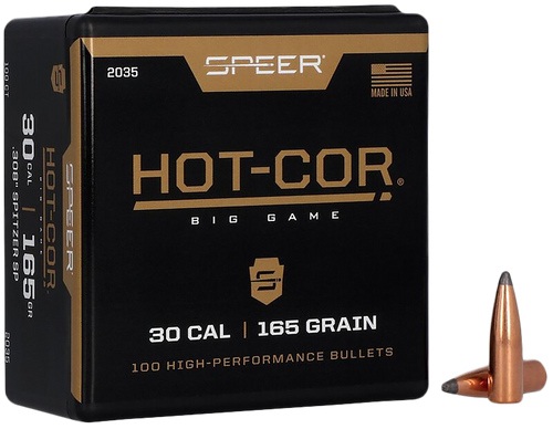 Speer 2035 Rifle Hunting Hot-Cor .308 165 gr Spitzer Soft Point                                                                                                                                         