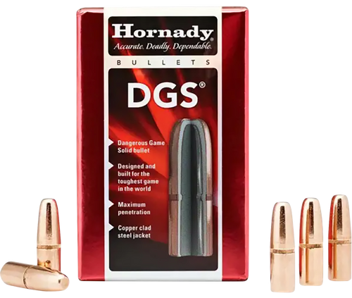 Hornady 4748 DGS  470 Cal .474 500 gr Dangerous Game Solid 50 Per Box/ 15 Case                                                                                                                          