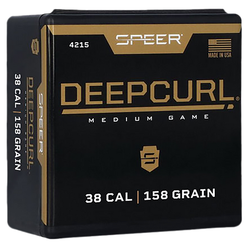 Speer 4215 DeepCurl  38Cal 158gr Hollow Point 100 Per Box/5 Case                                                                                                                                        