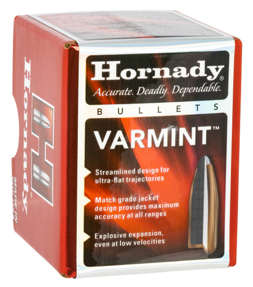 Hornady 2265 Traditional Varmint 22 Cal .224 55 gr Spire Point 100 Per Box/ 40 Case                                                                                                                     